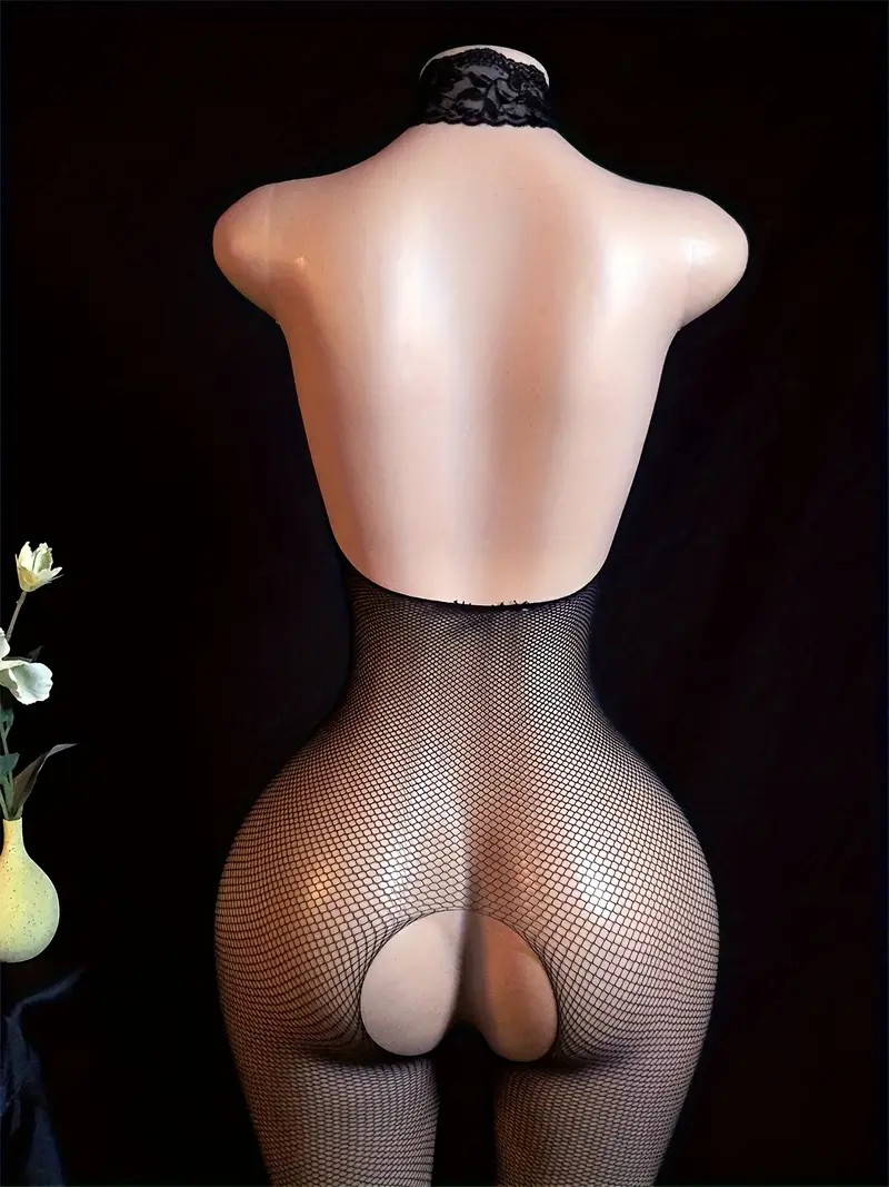 Sexy Crotchless Full Bodystock - Lace Teddy Lingerie 评论和价格